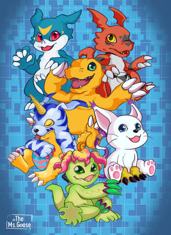 Digimon Poster/Print - Digital Art - Sold at Halcon 2022