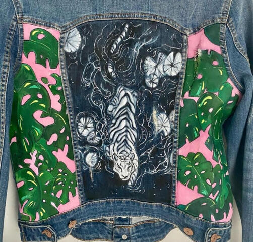 Acrylic on Fabric